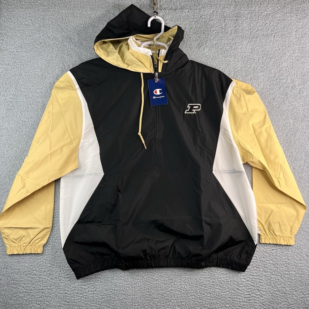 Champion Boilermakers Purdue University Windbreaker‎ Jacket Size L